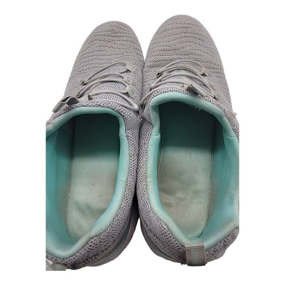 Athletic Works Shoes Women's Size 10 Gray Bungee Slip-On Sneakers - Picture 6 of 11